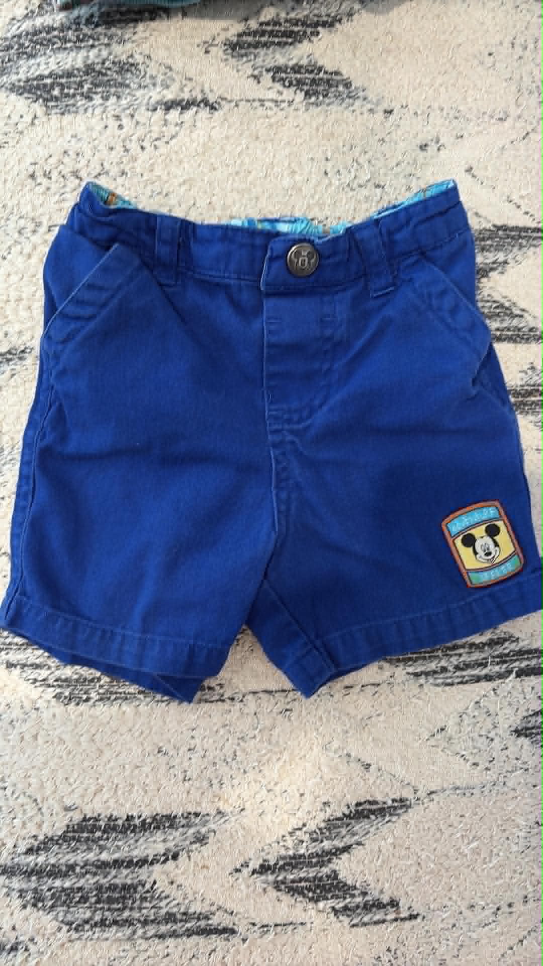 Mickey Mouse Blue Shorts