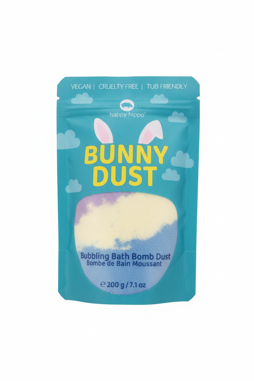 Happy Hippo Bath Bubble Bomb Dust - Bunny $8