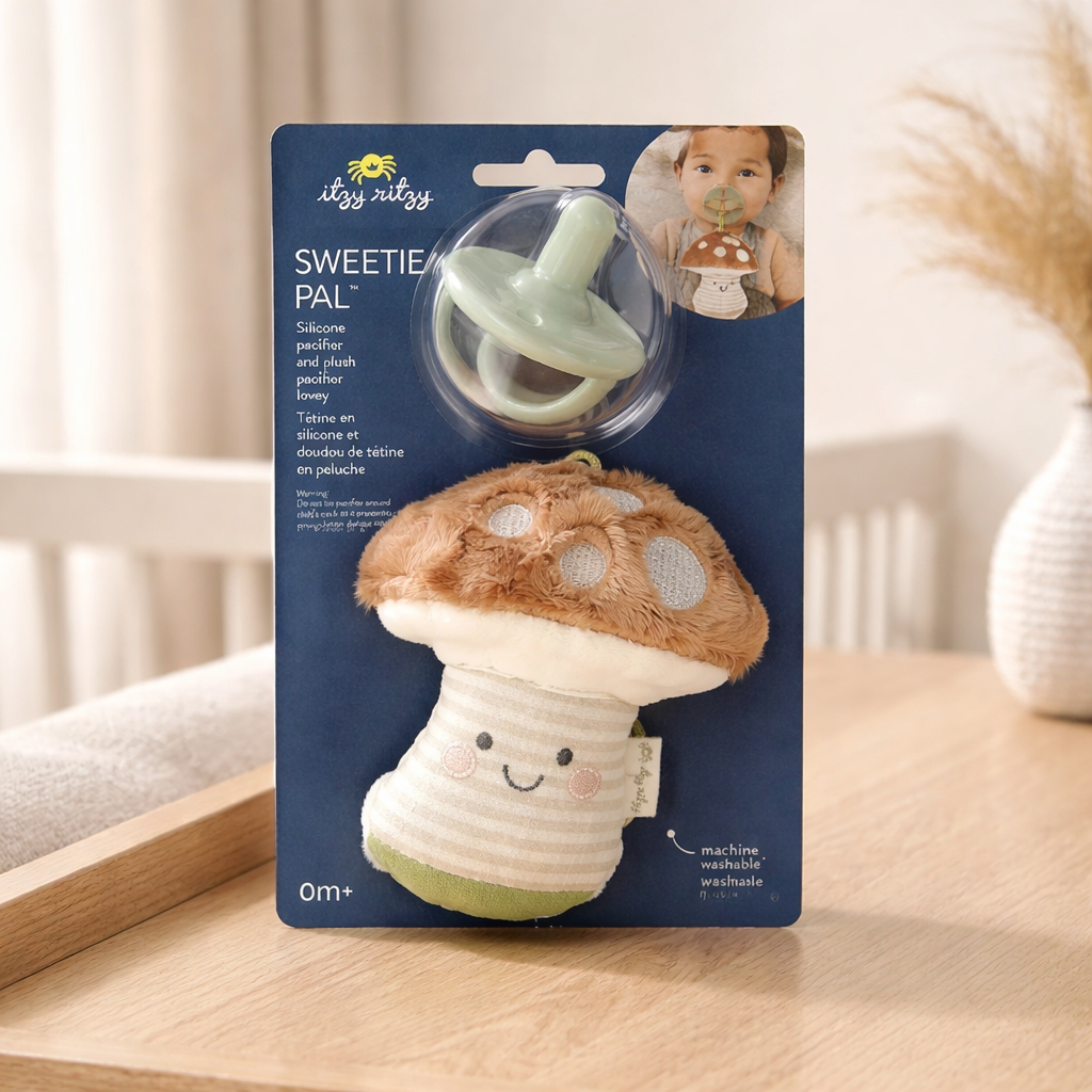 Itzy Ritzy Sweetie Pal™ Plush & Pacifier $14