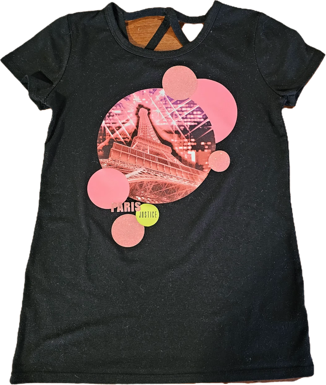 Girls Justice Shirt 8yr $5