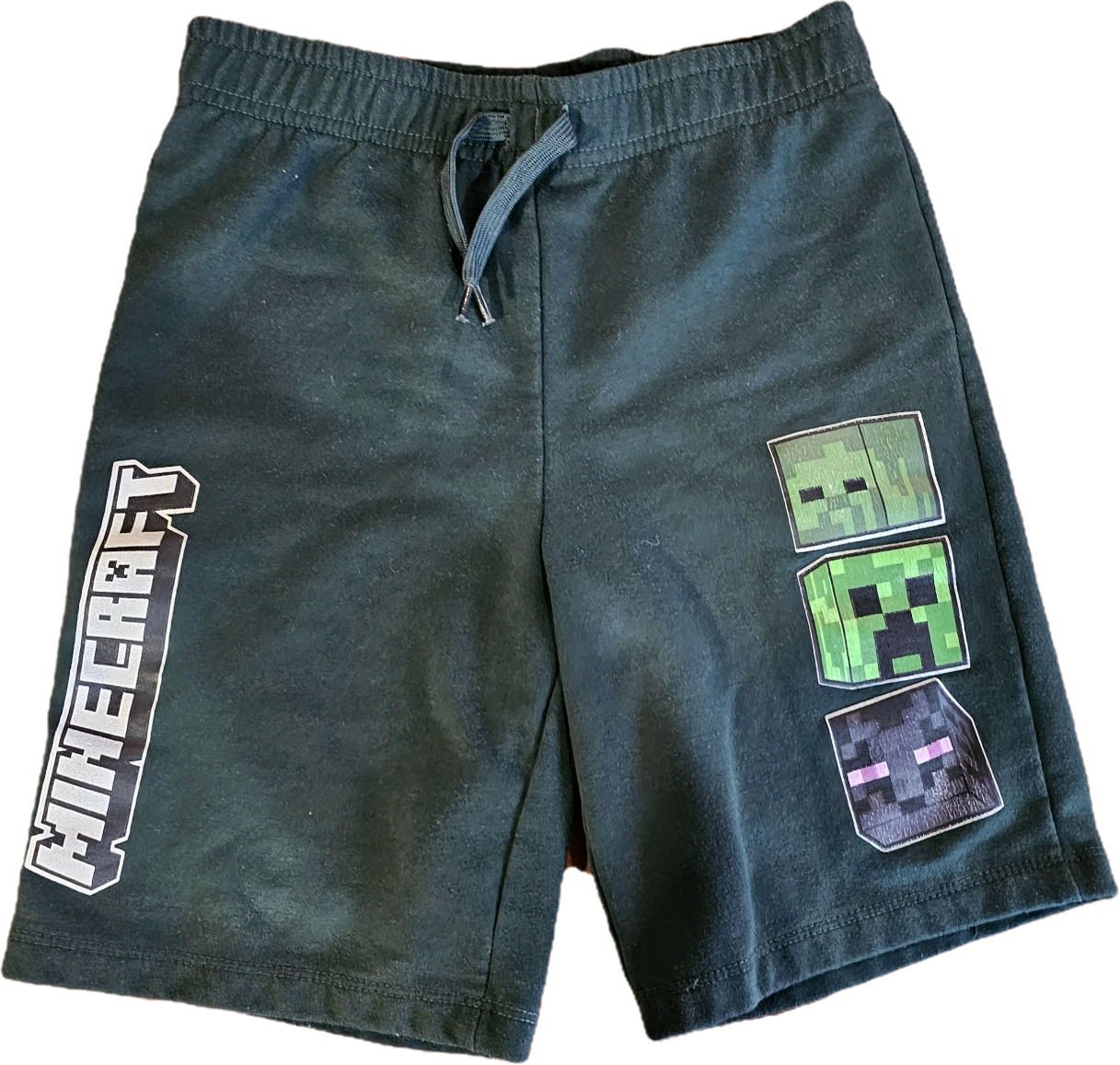Boys Minecraft Shorts 7-8yr $8