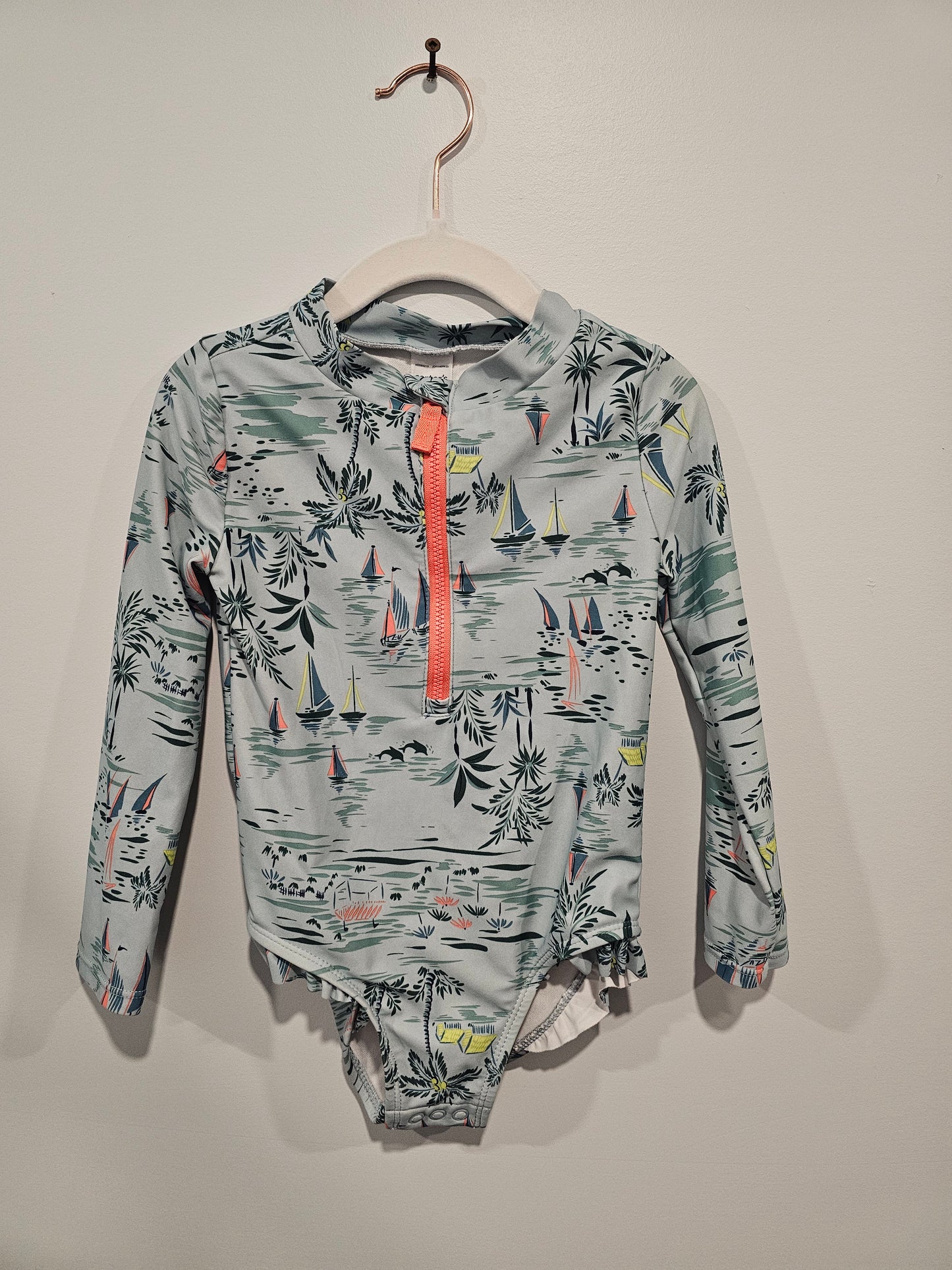 Carter's Swim Suit 3T Sailboats