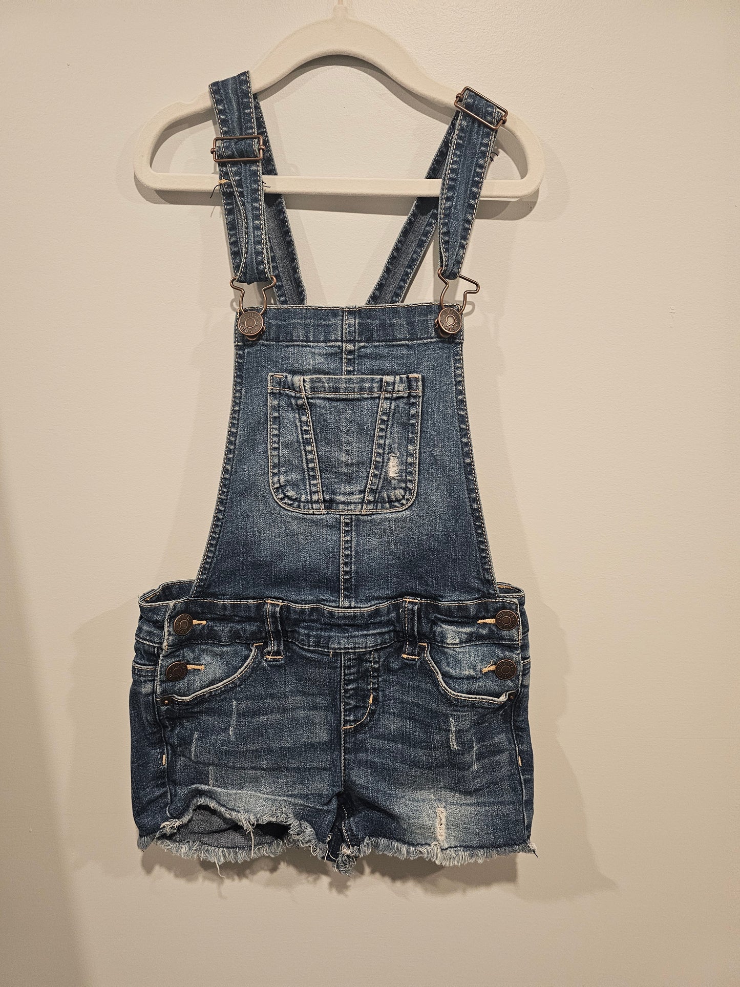 Denim Overalls Girls 10