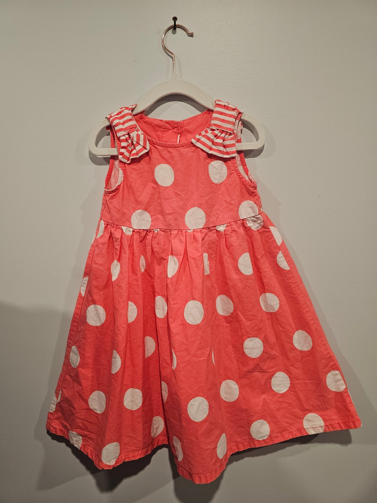 Gymboree Pink Polka Dot Dress 4T