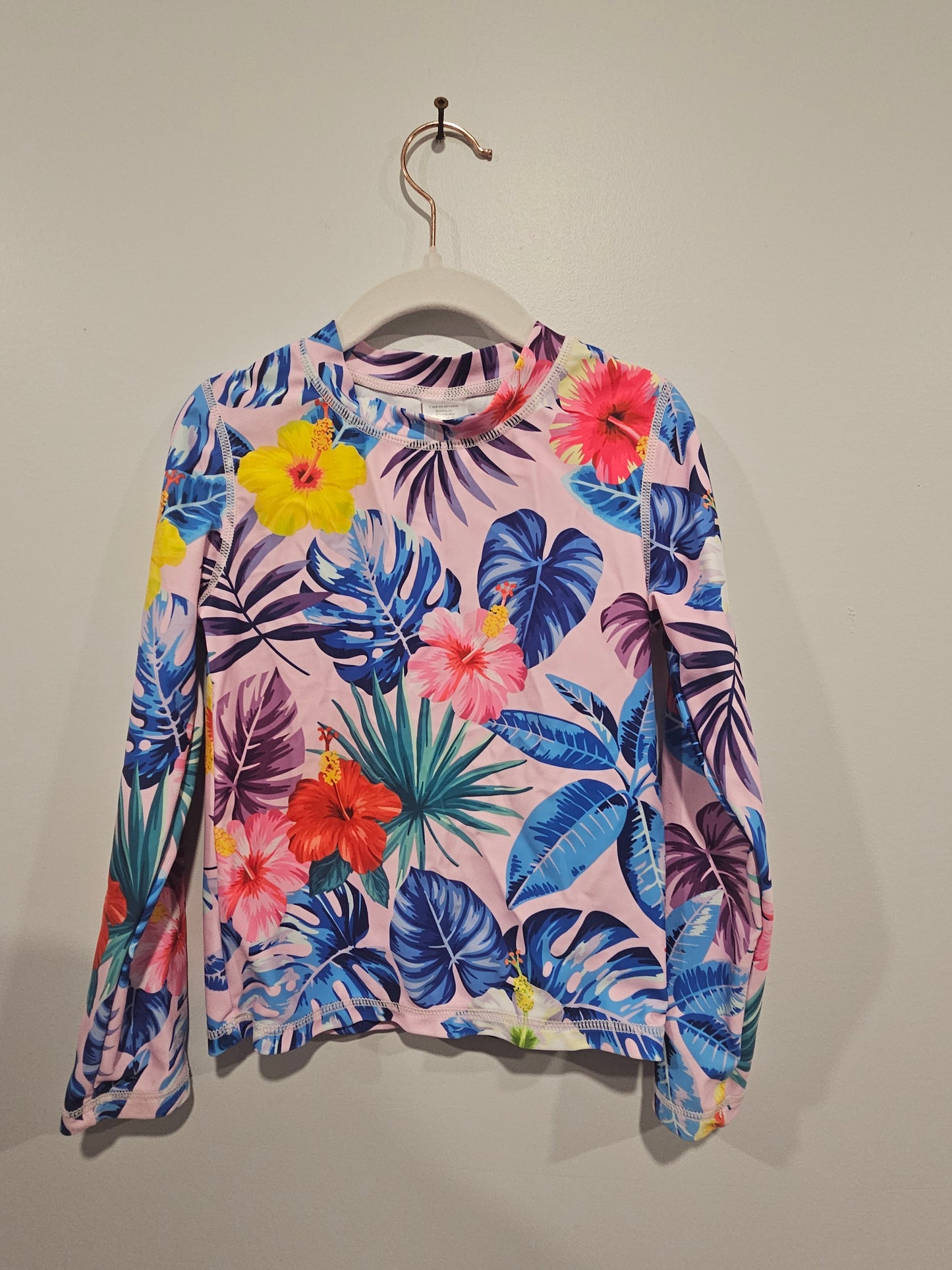 Swim Shirt Floral 5T