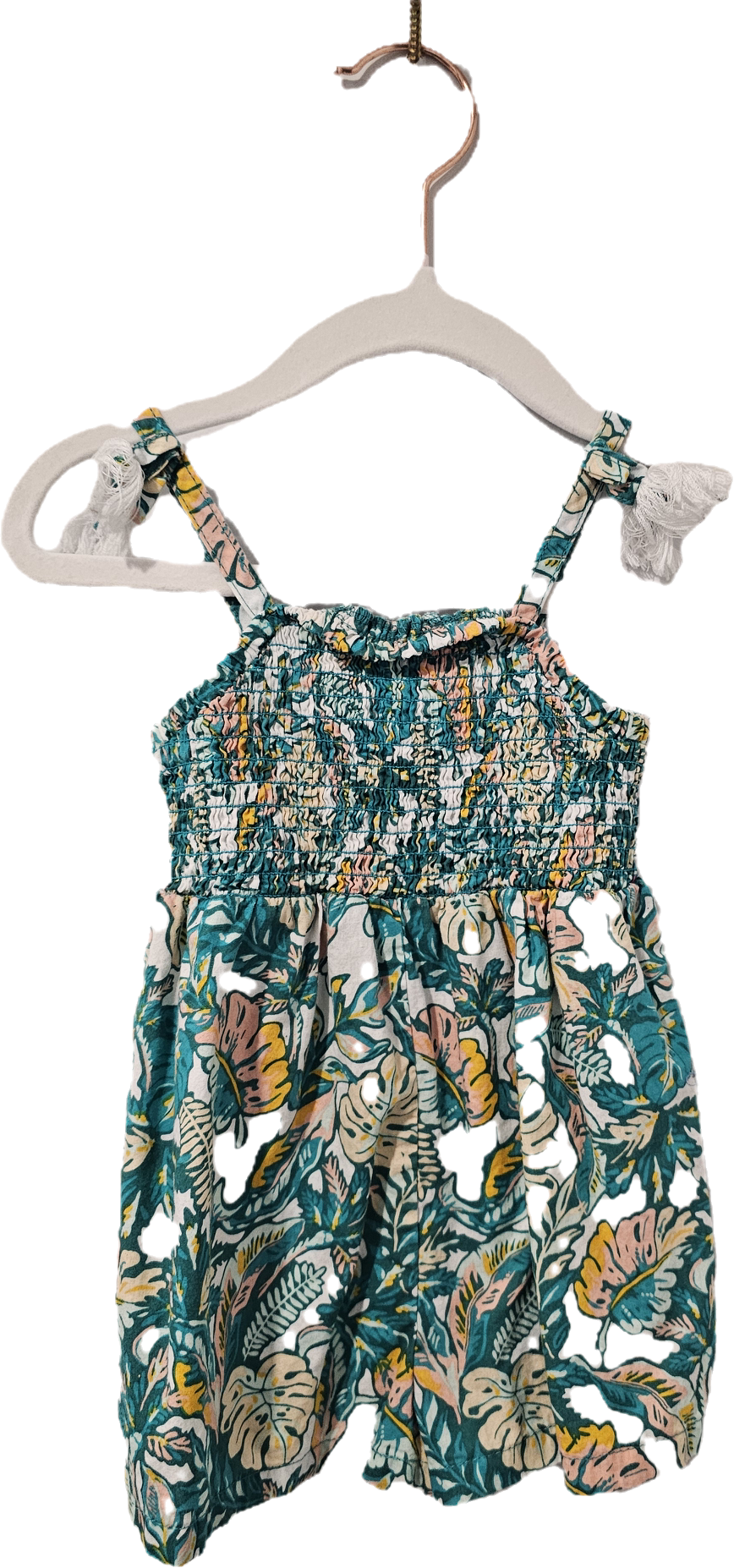 Tommy Bahama Dress Green Floral 12m