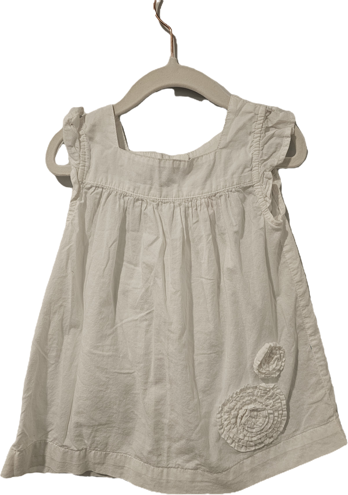 Osh Kosh White Dress Top 5T