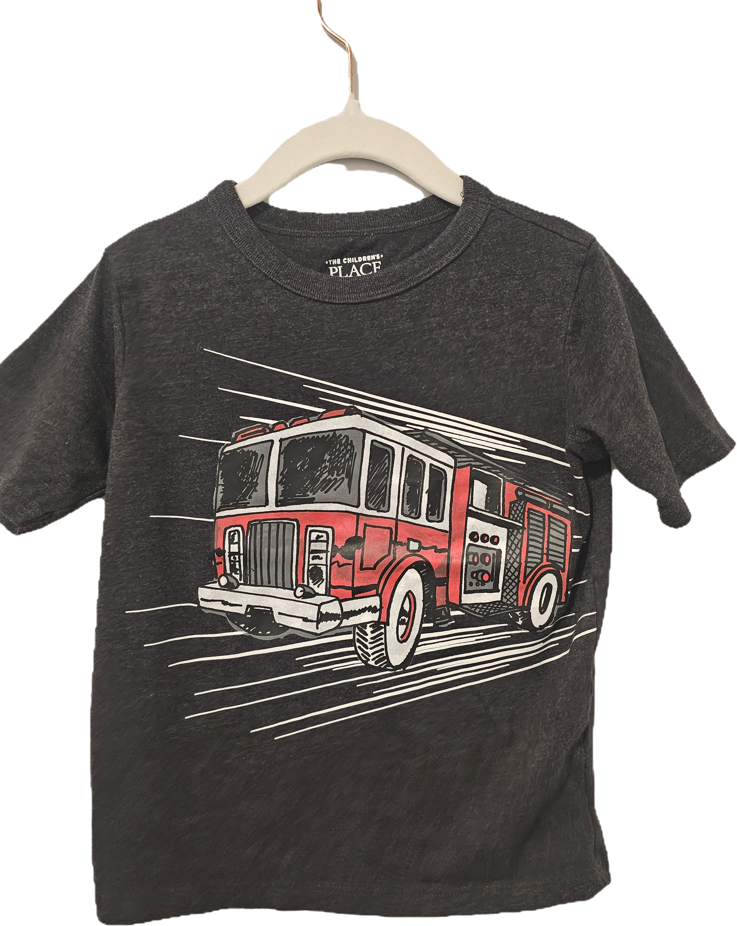 The Children's Place Firetruck T Shirt 4T
