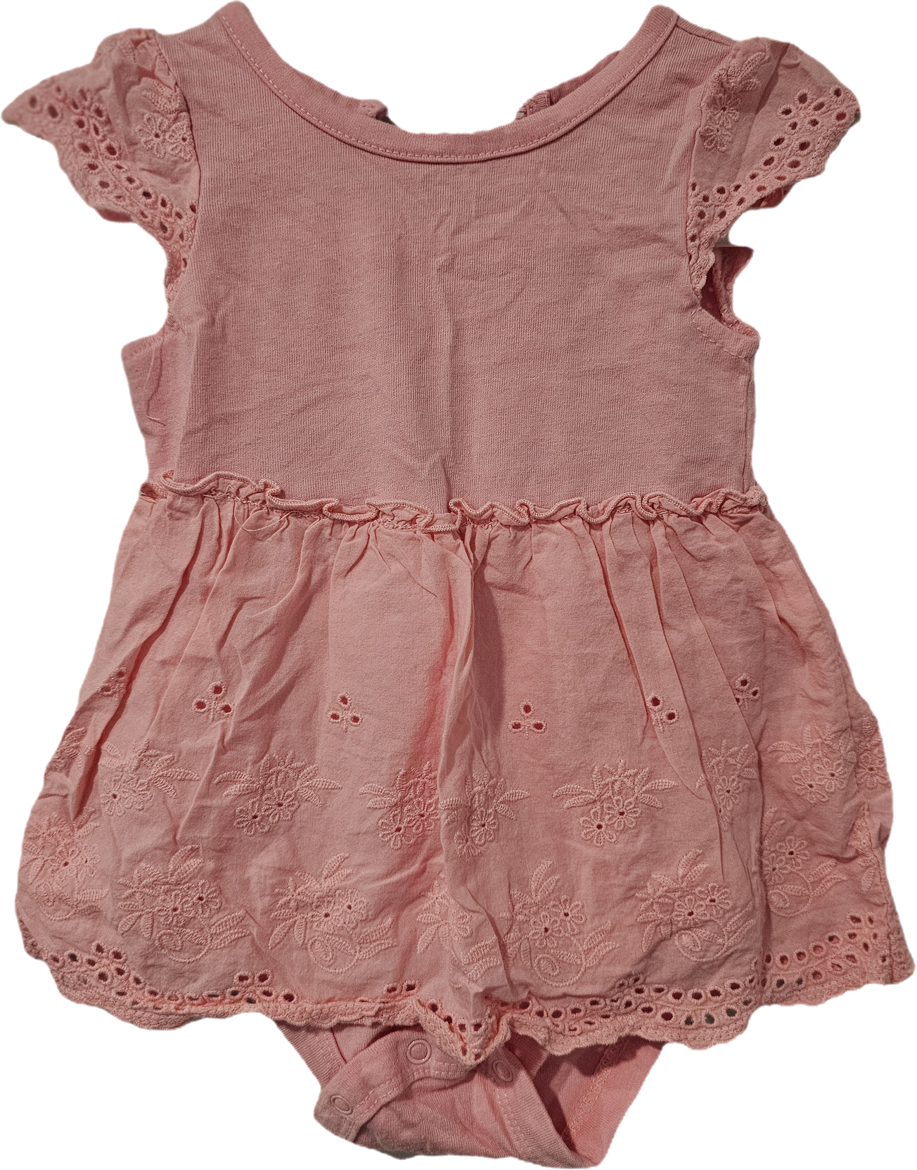 George Pink Onesie Dress 3-6m