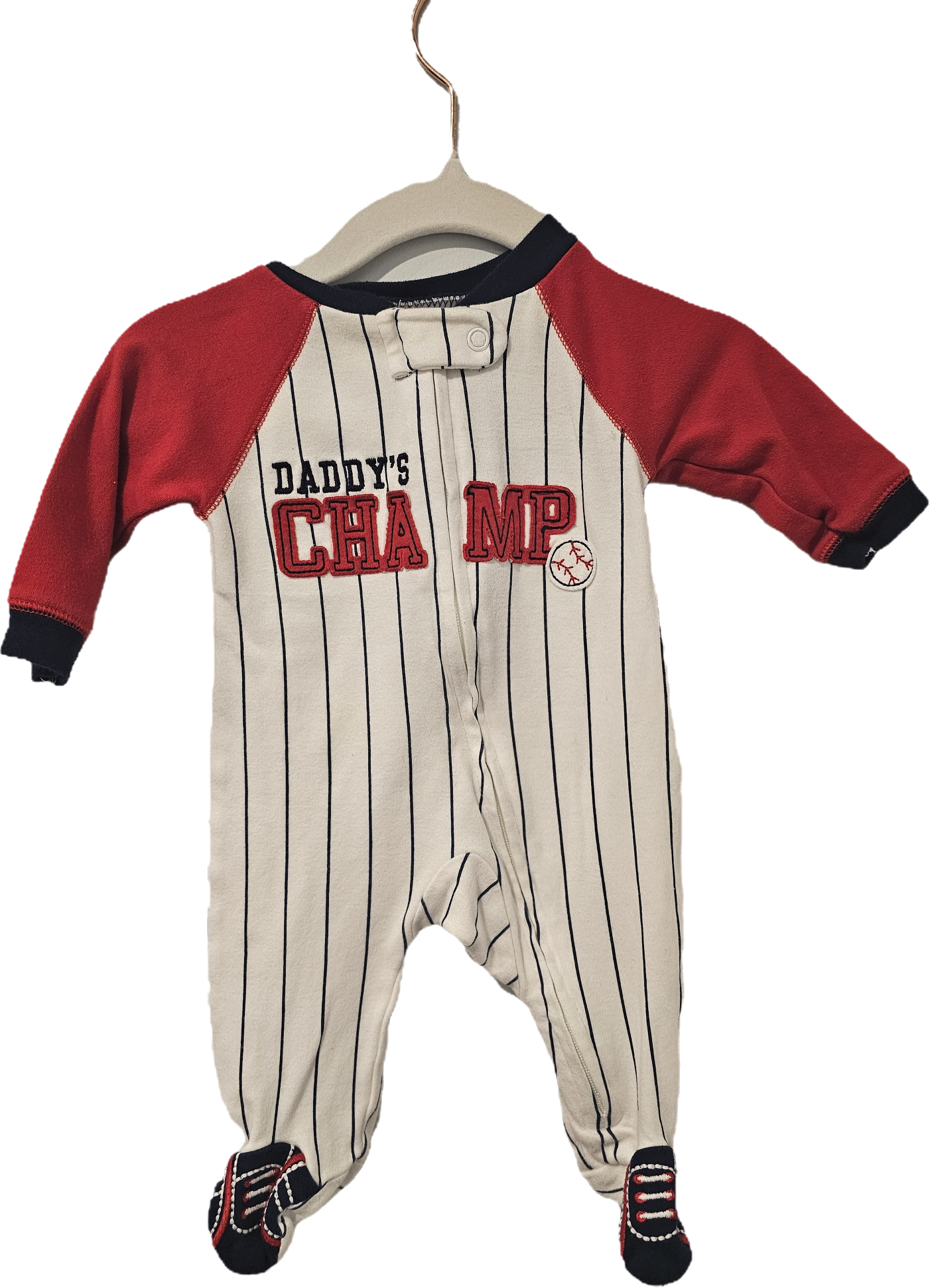 Carter's Baseball Sleeper NB