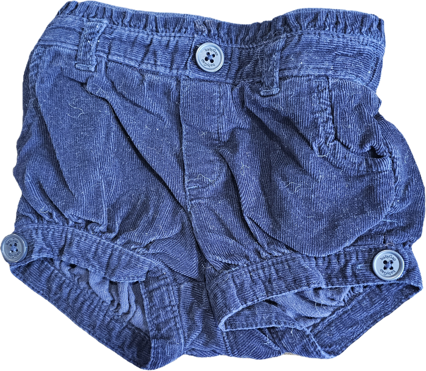 Baby Gap Corduroy Navy Shorts 6-12m