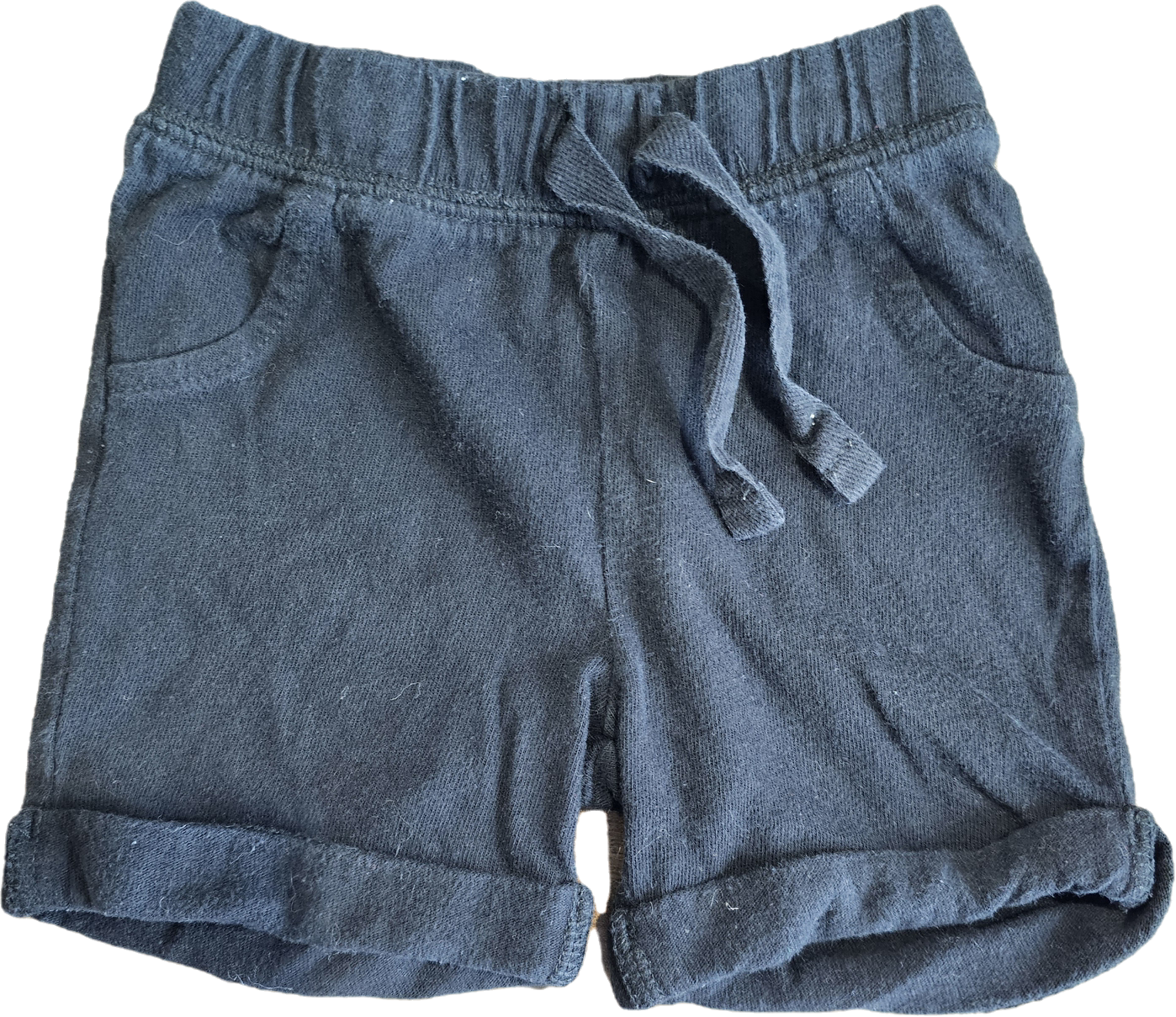 Old Navy Black Shorts 6-12m