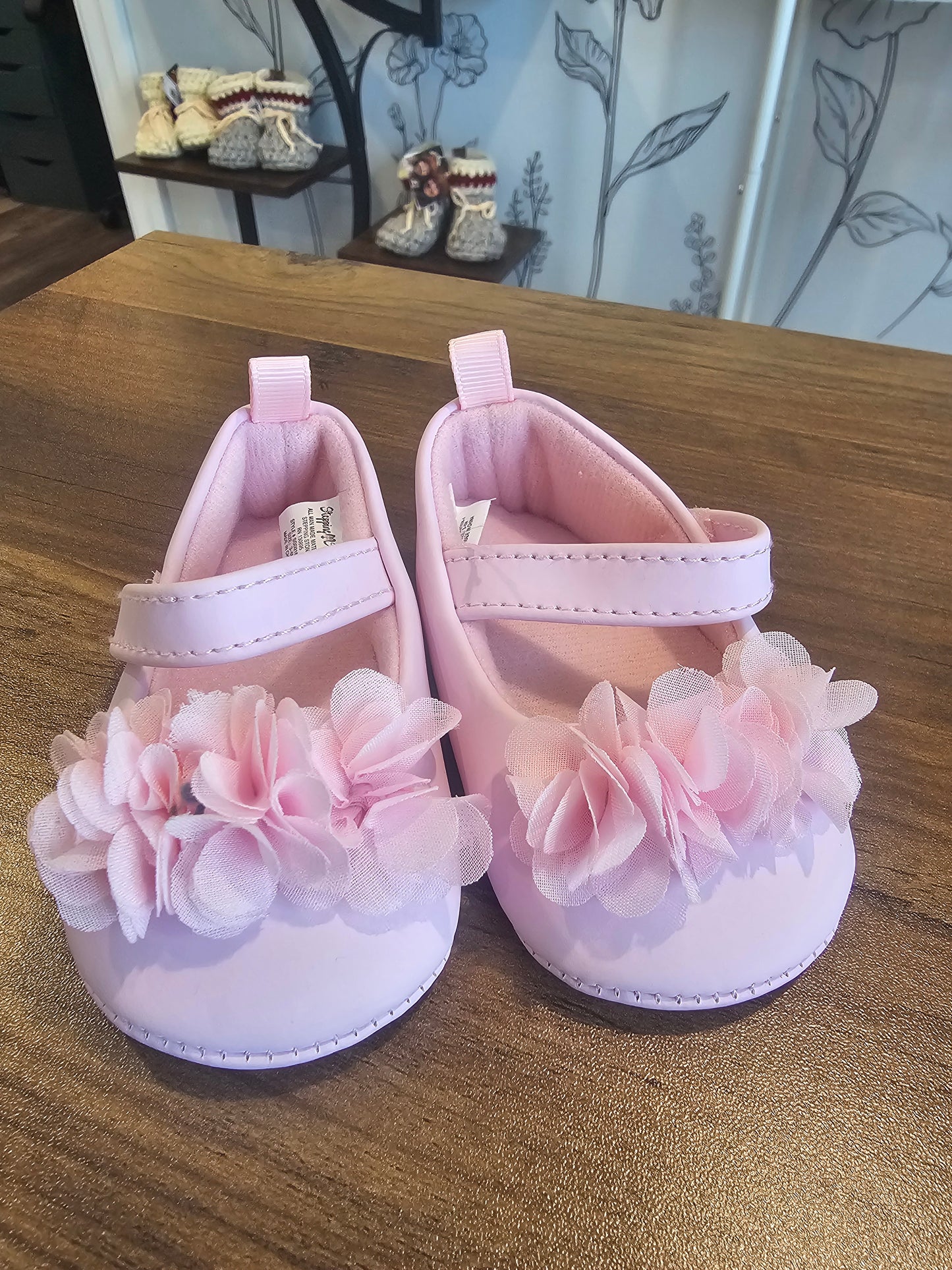 Stepping Stones Pink Shoe 3-6m