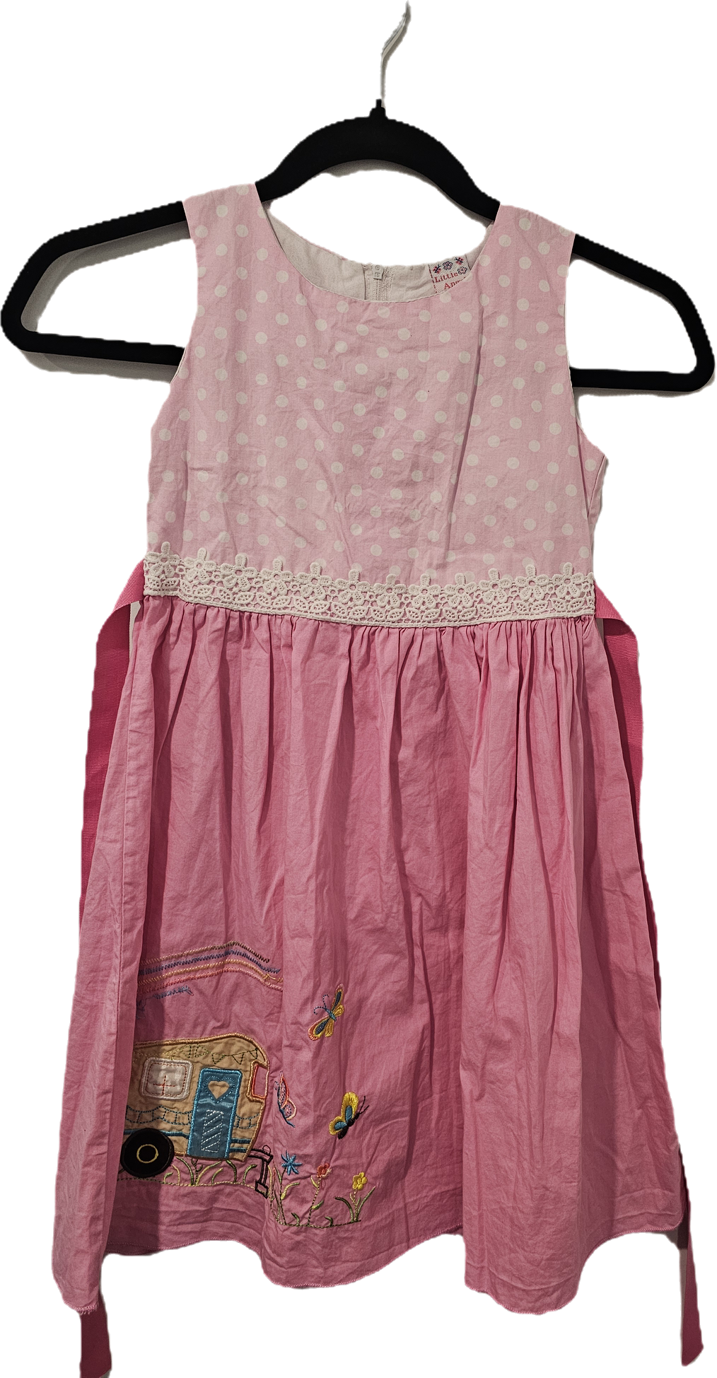 Pink Polka Dot Dress 8