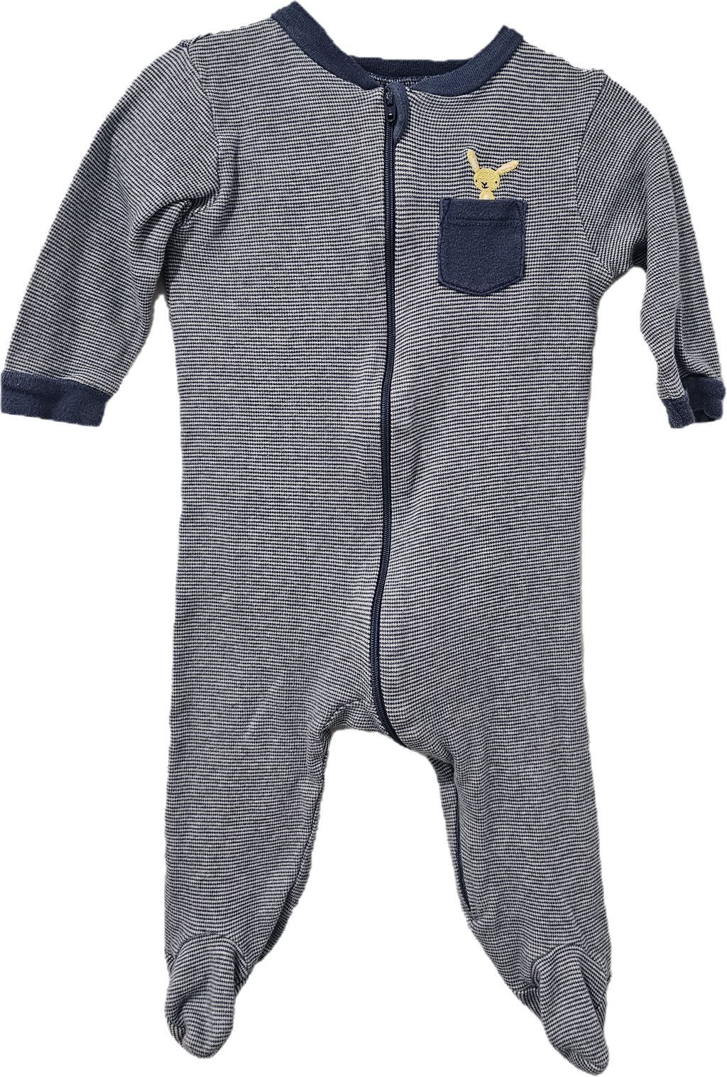 George Sleeper Striped Bunny 3-6m