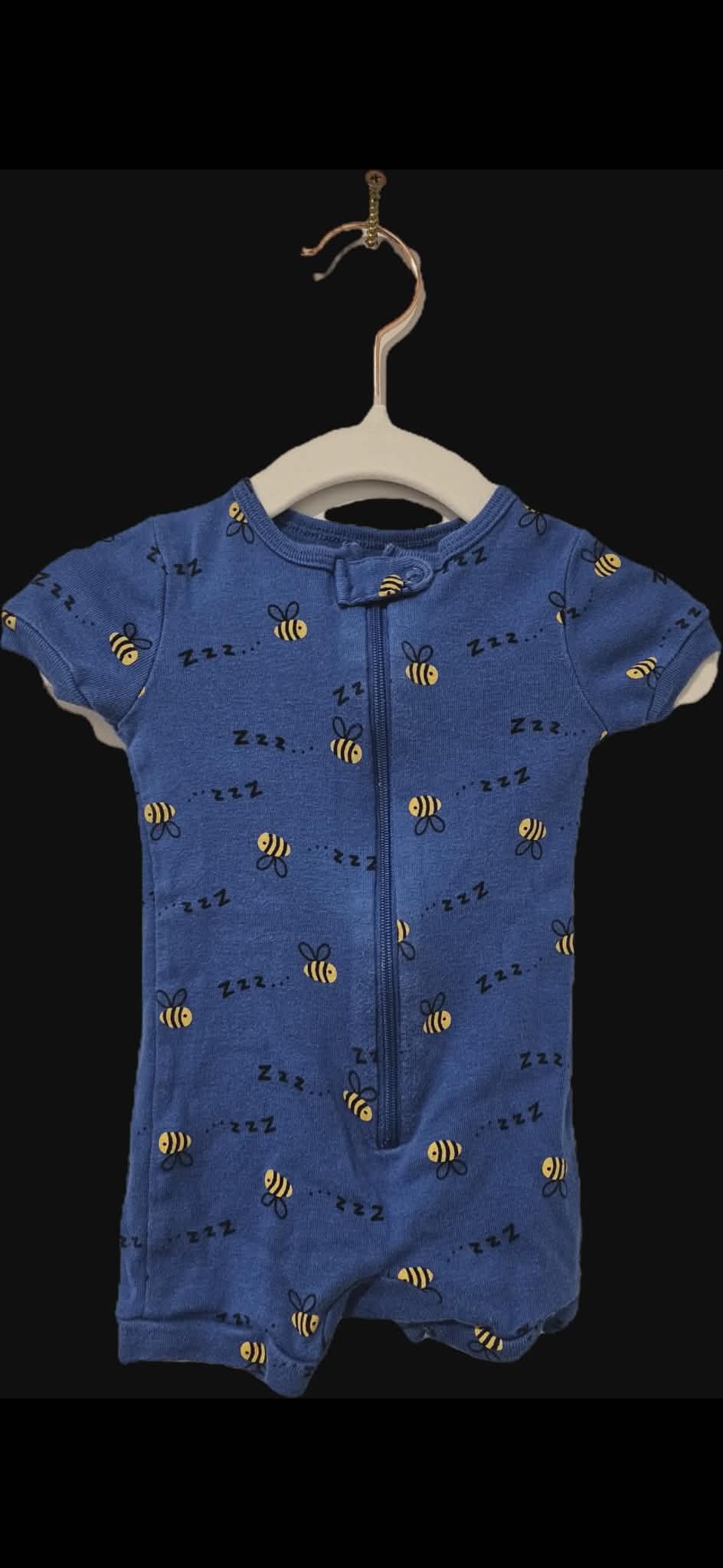 Joe Fresh Bee Shorts Romper 3-6