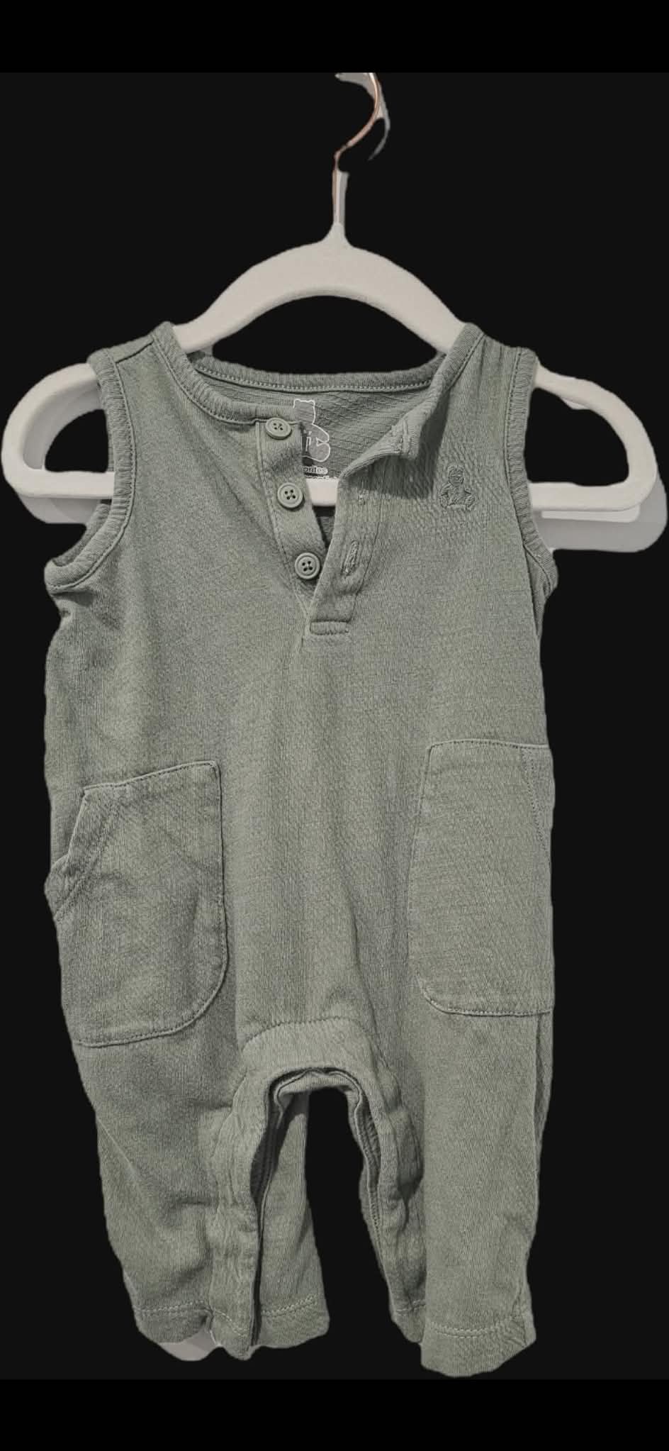 Baby Gap Green Romper NB