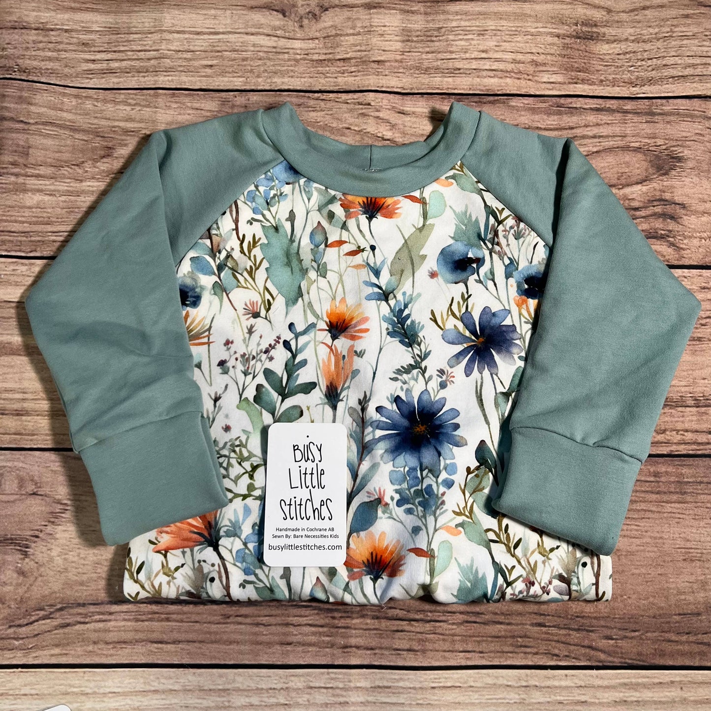 Viridian Blush Whirl Grow With Me Sweater: 1-3 Years