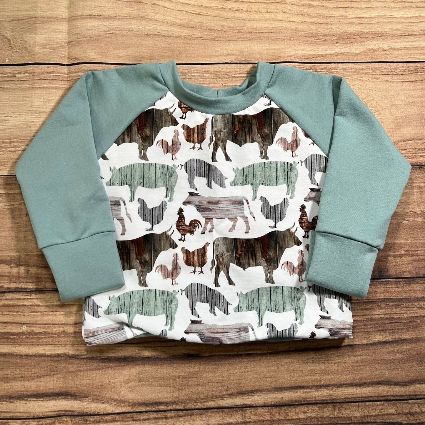 Barnwood Farm Yard Surf Grow With Me Sweater: 1-3 Years