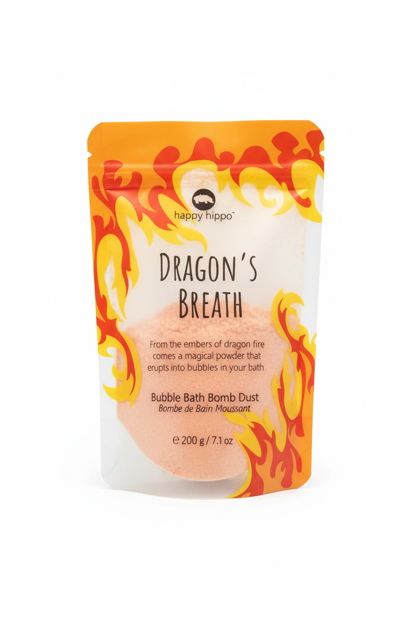 Happy Hippo Bath Bubble Bomb Dust - Dragon's Breath $8