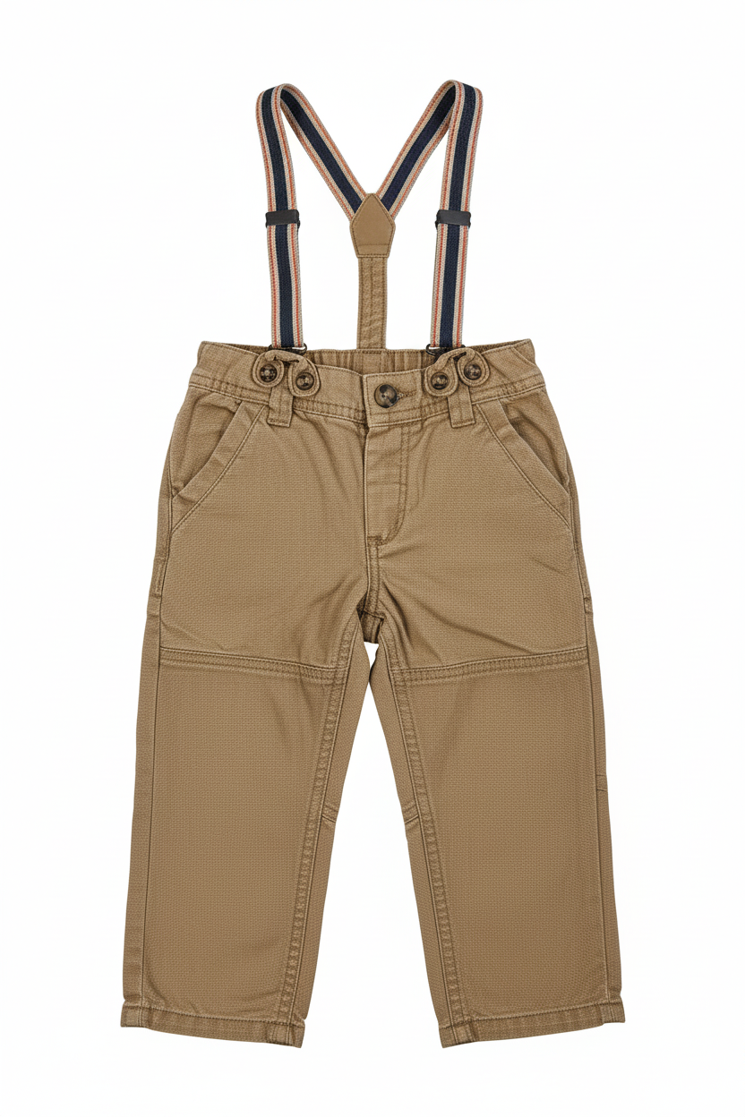 Pants with Suspenders 9-12 m $7