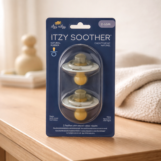 *New Size* Itzy Soother™ Natural Rubber Paci Sets $12