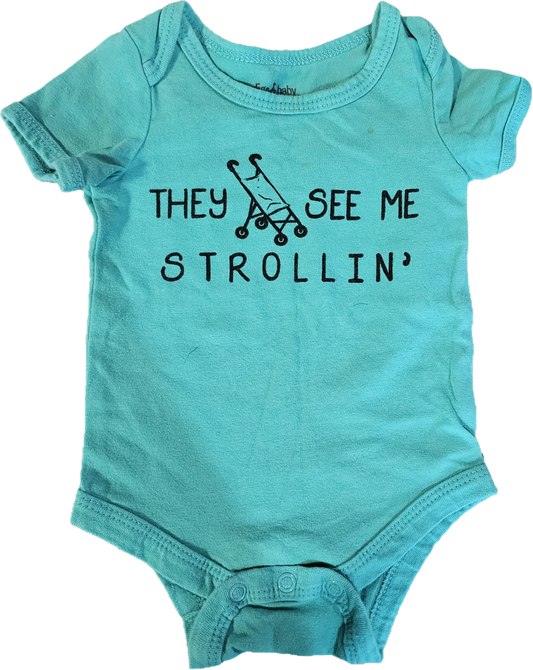 Indigo Baby Onesie 0-3mth $5.00
