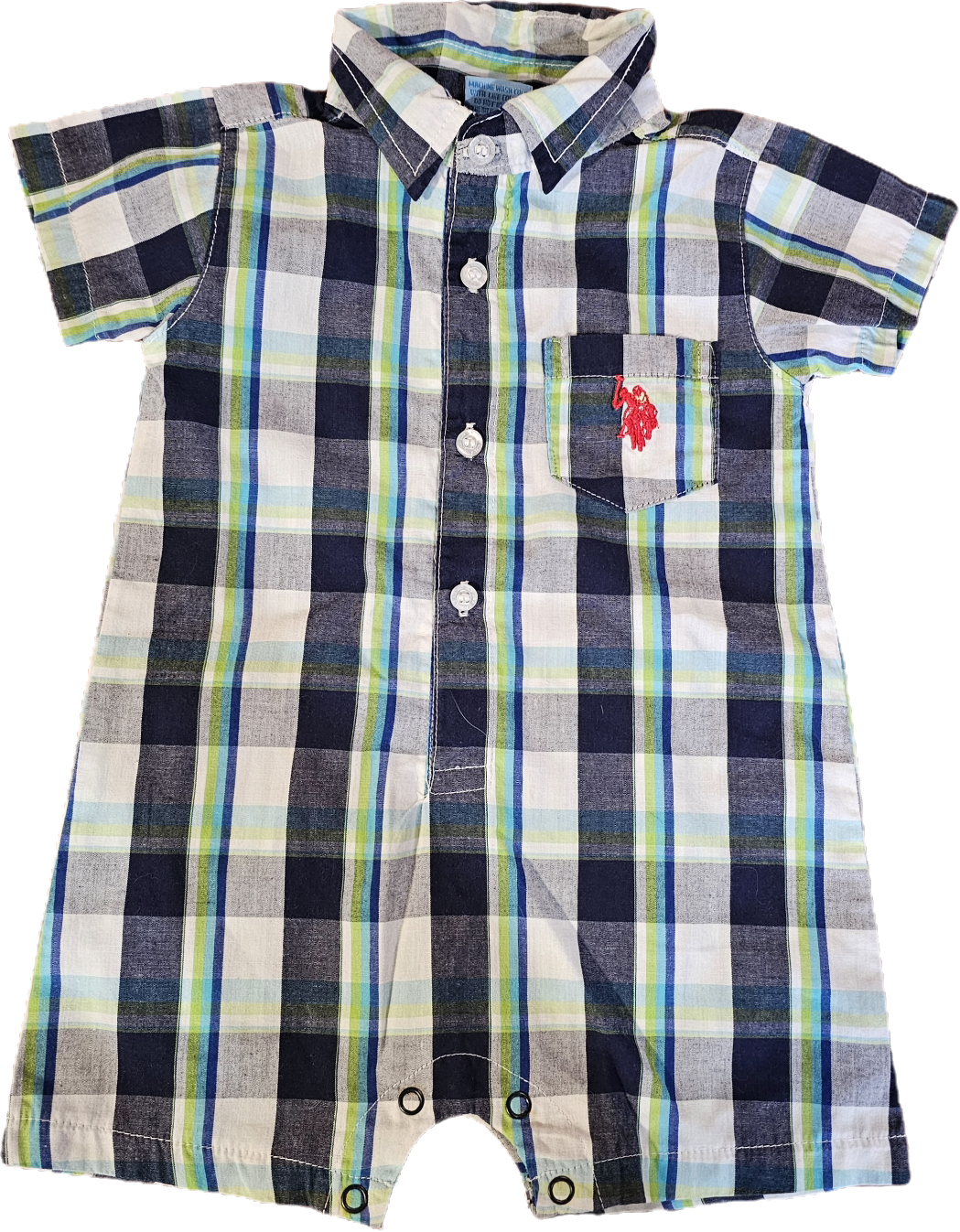 US Polo Assn Summer Romper 6-9 mth $9.00