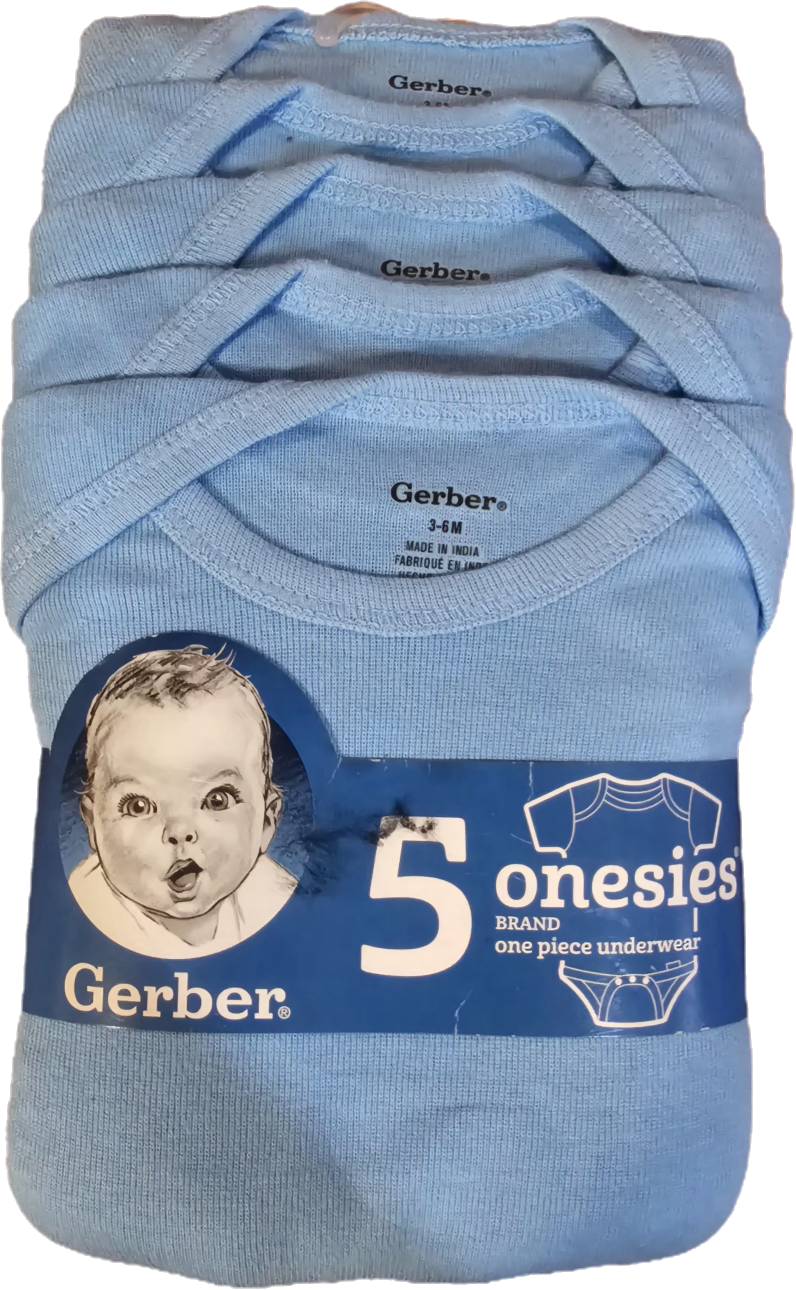NEW Gerber Onesie 5 Pc Set 3-6 mth $9.00
