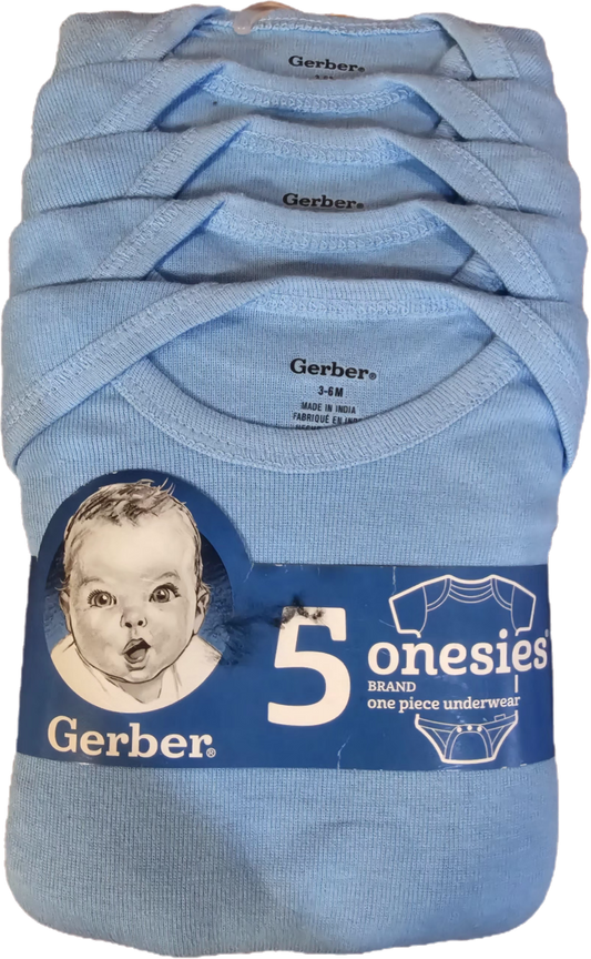 NEW Gerber Onesie 5 Pc Set 3-6 mth $9.00
