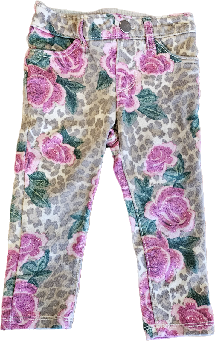 The Children's Place Floral Pants 12-18m $7.00