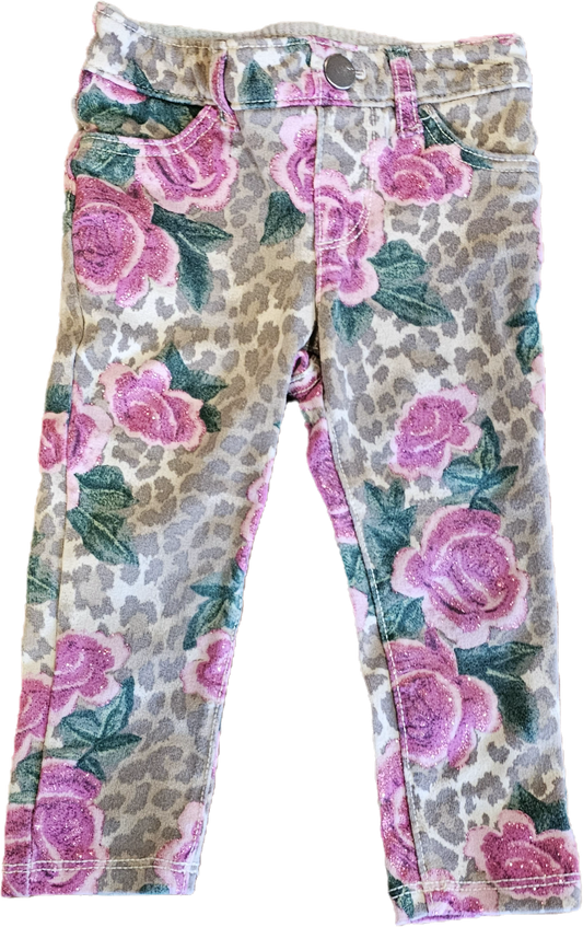 The Children's Place Floral Pants 12-18m $7.00