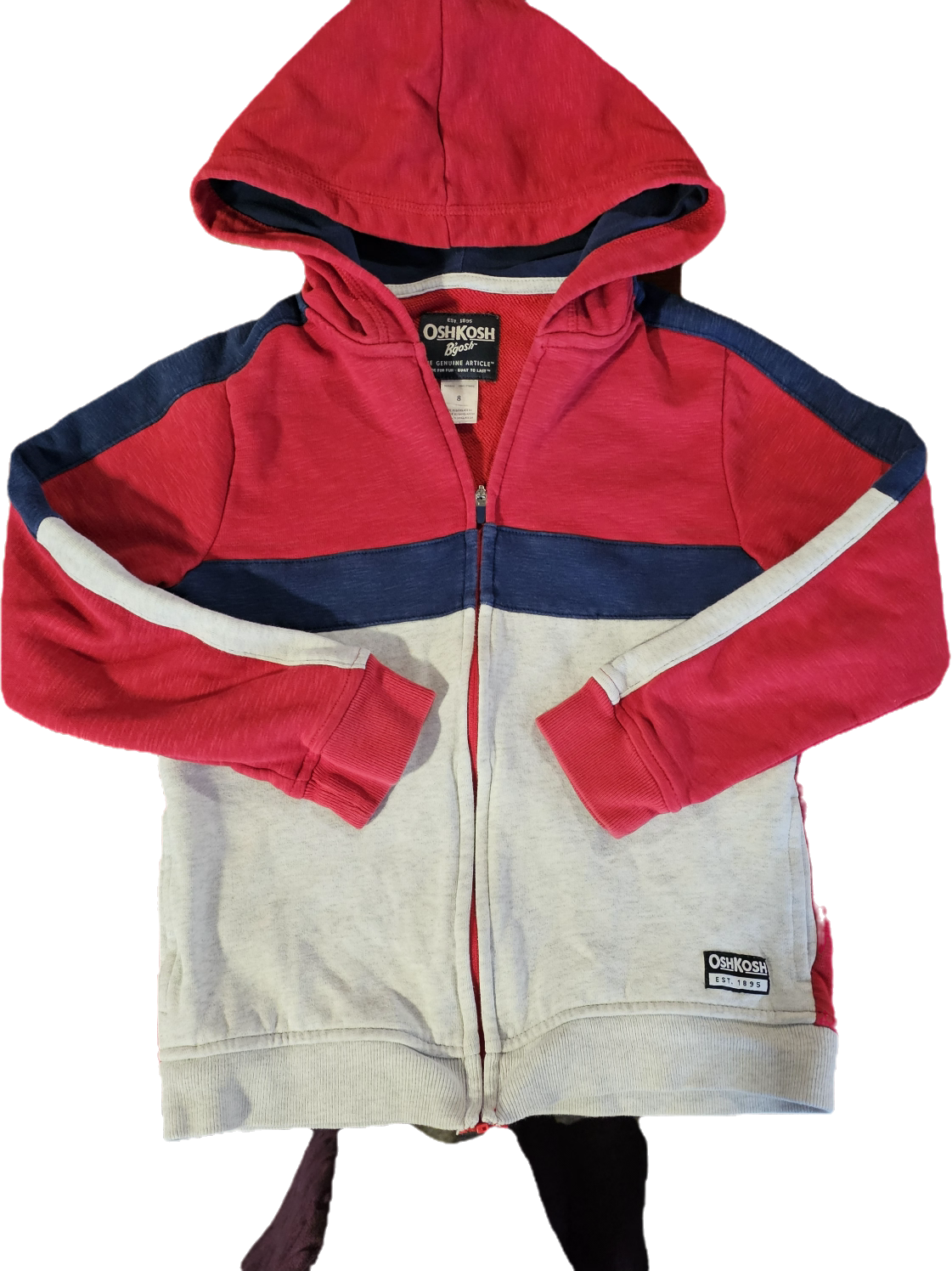 Osh Kosh Hoodie 8yr $12