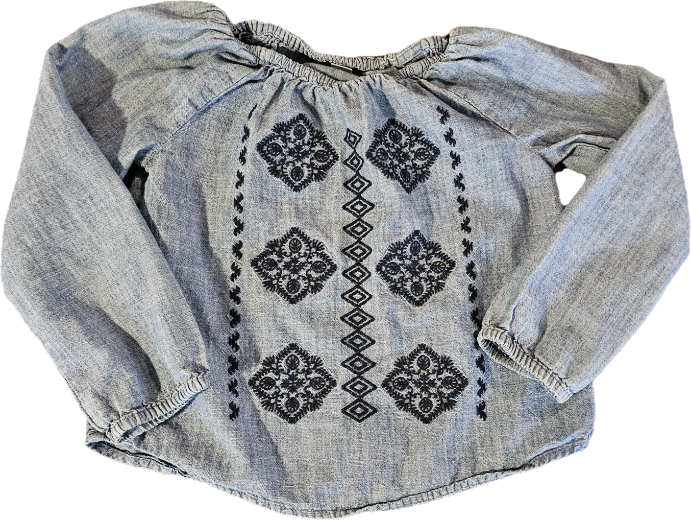 Girls Baby Gap Denim Blouse 5T $9