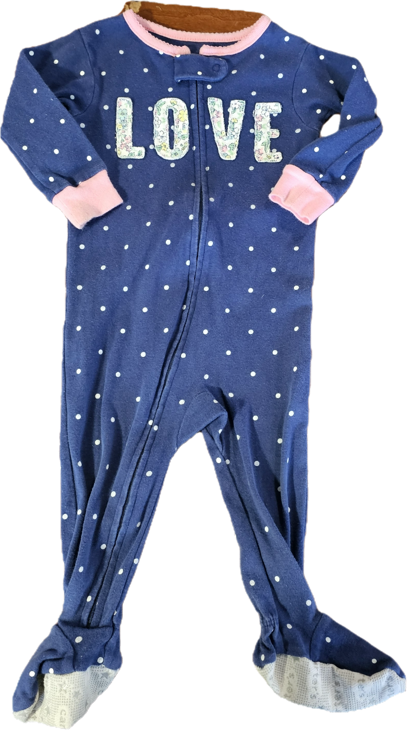 Girls Carter's Sleeper 9m $7