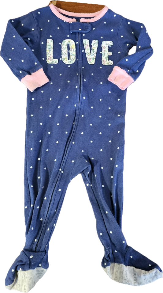 Girls Carter's Sleeper 9m $7