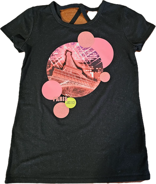Girls Justice Shirt 8yr $5