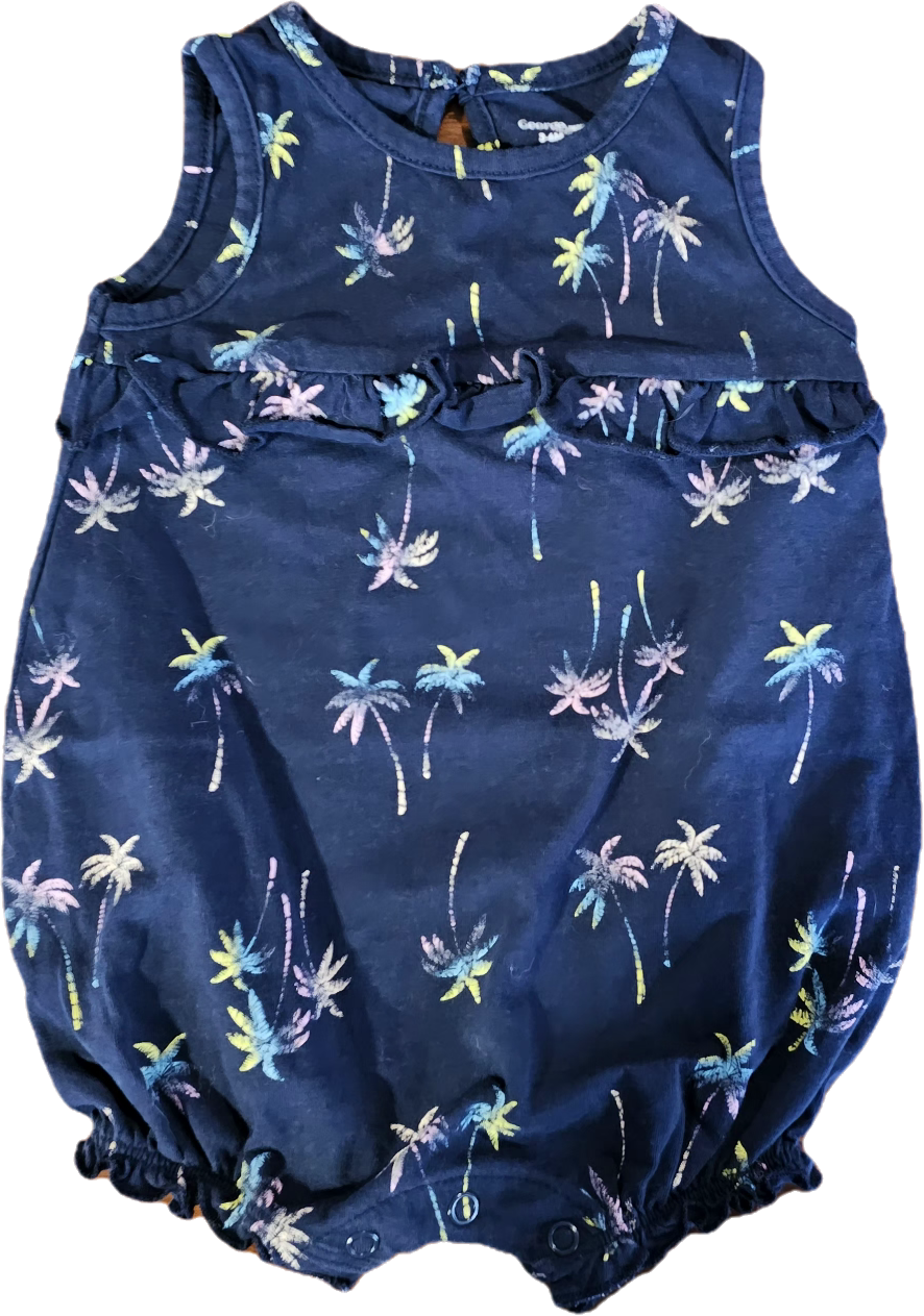 Girls George Summer Romper 3-6m $5
