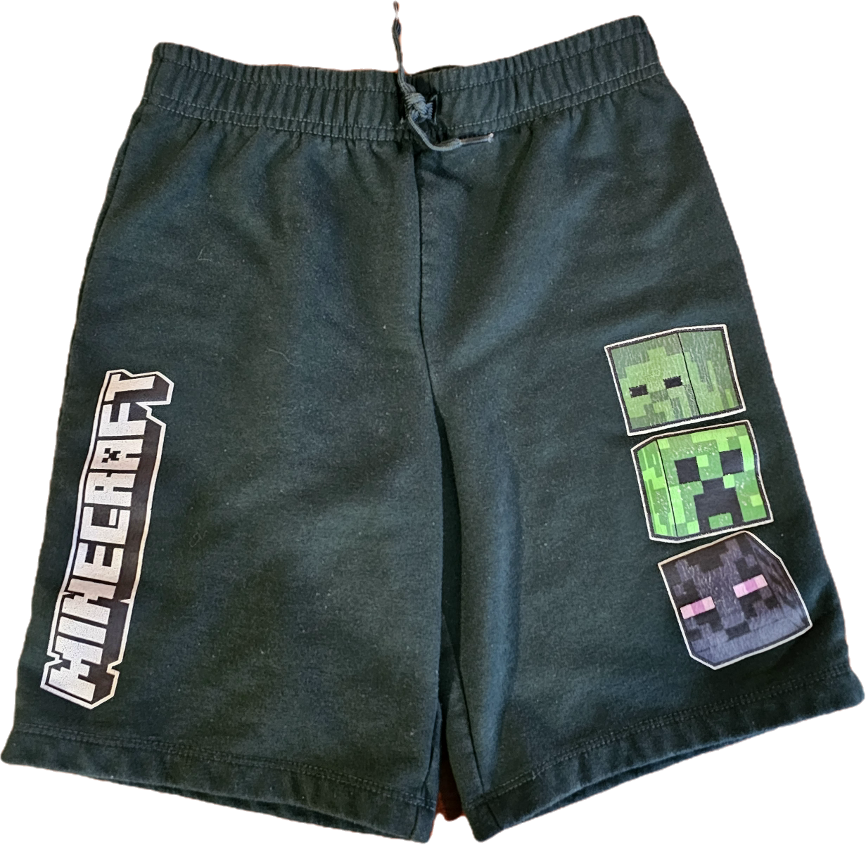 Boys Minecraft Shorts 7-8yr $8