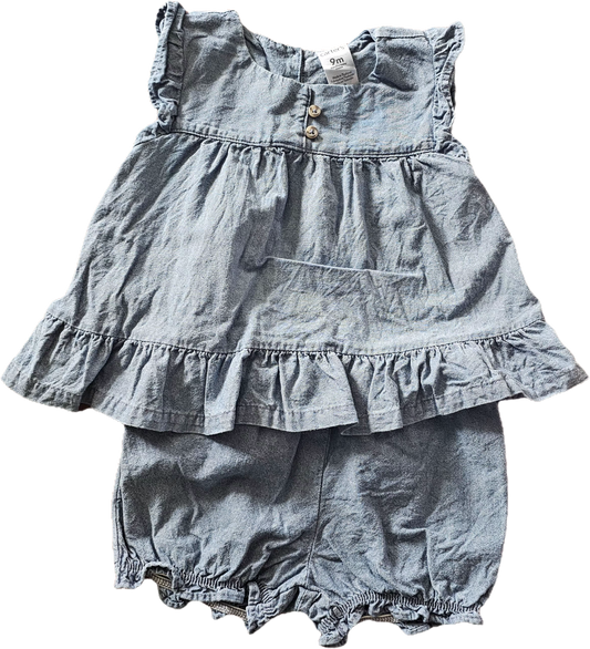 Romper and Diaper Cover
