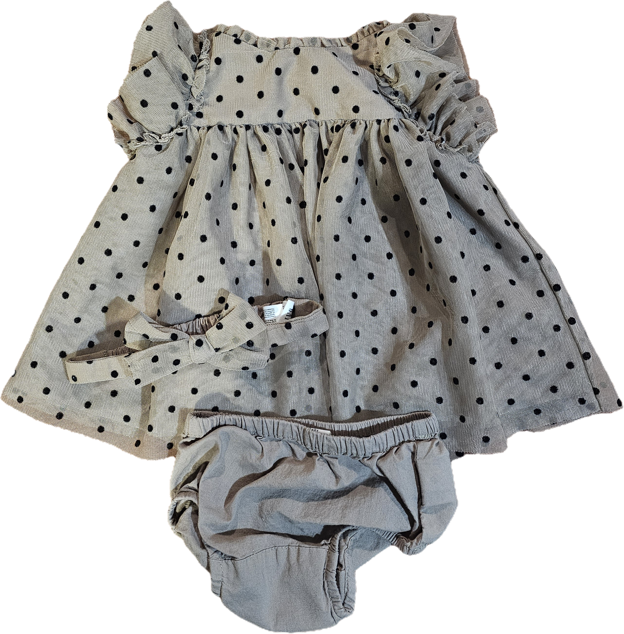 Three Piece Dress, Shorts and Headband