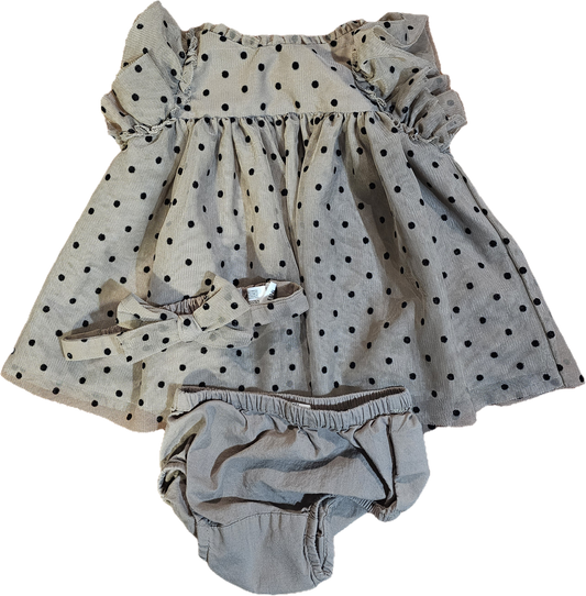 Three Piece Dress, Shorts and Headband
