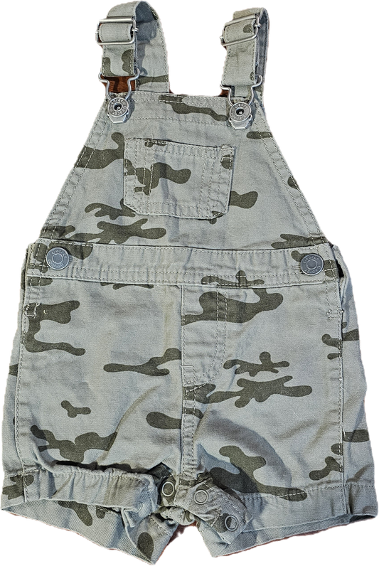 George Overall Shorts 3-6m