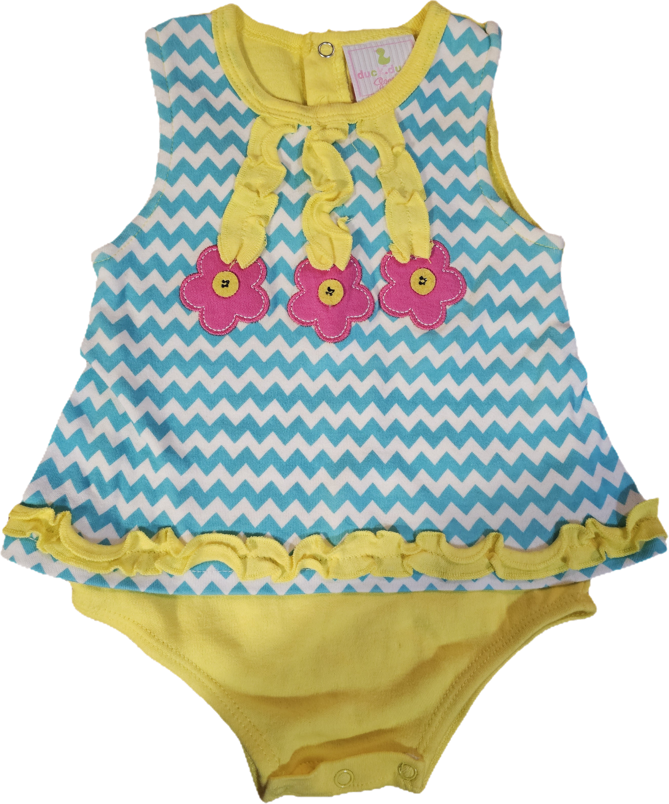 Duck Duck Goose Romper 6-9m