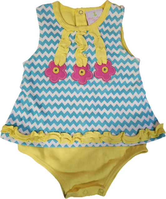 Duck Duck Goose Romper 6-9m