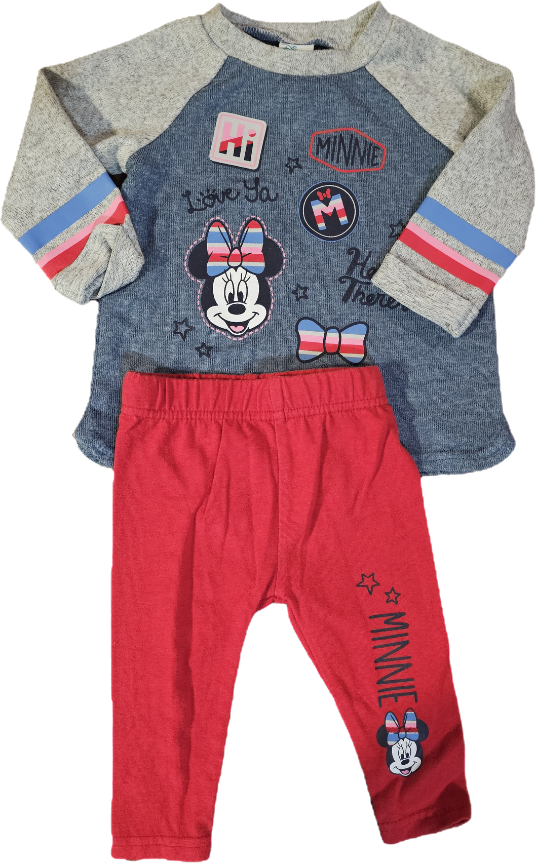 Two Piece Disney Outfit 3-6m