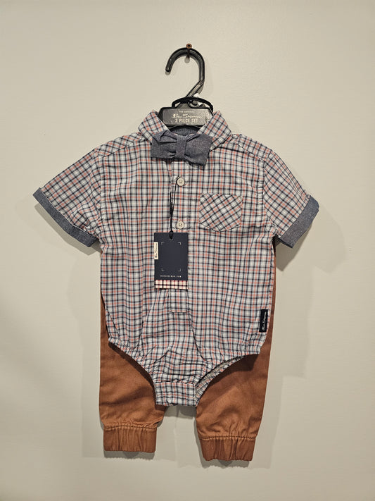 New 2 pc Suit Plaid