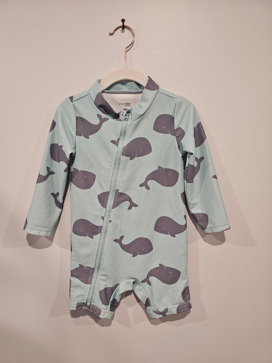 Carter's Swim Suit Whales Size 18m