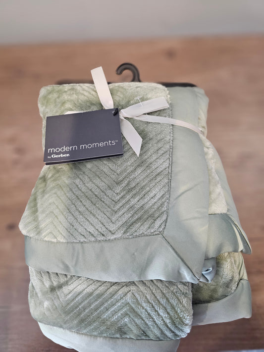 NEW Modern Moments Sage Green Blanket