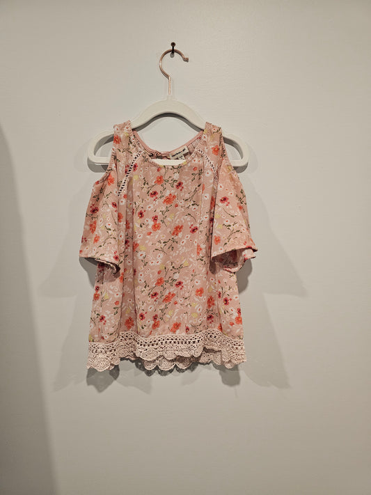Monteau Shirt Peach Floral 8